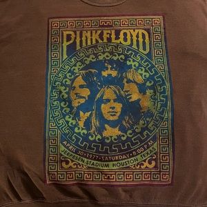 Vintage Distressed Pink Floyd Sweatshirt size XL